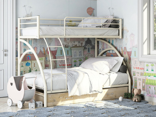 Фото Двухъярусная кровать Виньола-2 ЯЯ. Двухъярусные металлические кровати.