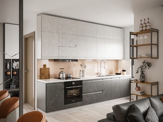 Фото Кухонный гарнитур Скала 3,2 метра. Кухонные гарнитуры Скала.