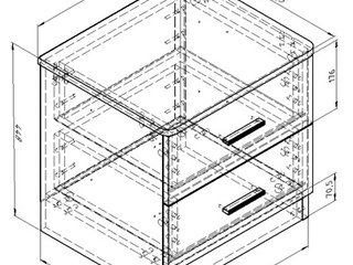Фото Дельта Лофт 24.11 тумба. Модульная детская Дельта Лофт.