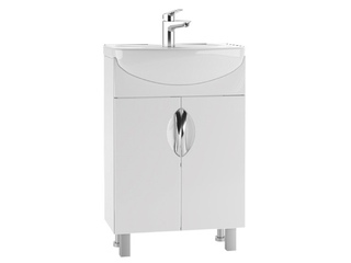 Фото Серия Стандарт Тумба без ящика с умывальником Исеть 55 см. Мебель для ванной комнаты Стандарт.