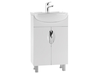 Фото Серия Стандарт Тумба без ящика с умывальником Элегия 50 см. Мебель для ванной комнаты Стандарт.