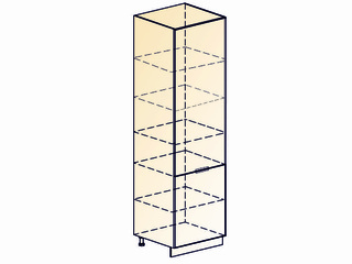 Фото Бостон Шкаф-пенал 2 L600 (2 дв. гл.). Модули для кухни Бостон.