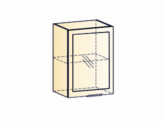 Фото Стоун Шкаф навесной L500 Н720 (1 дв. рам.). Модули для кухни Стоун.