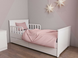 Фото Кровать детская с ящиками Феалта-baby Лига, белая 160х80. Детские кровати фабрики Феалта.