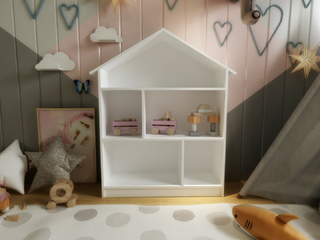 Фото Стеллаж-домик Феалта-baby. Детские стеллажи.