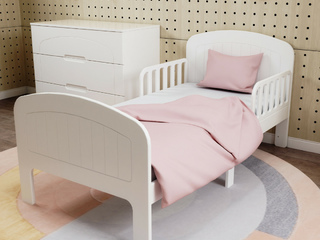 Фото Детская кровать Вена 80х160 с комодом. Детские спальни.