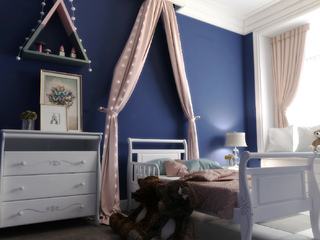 Фото Белый комод и кровать Нева 80х160. Детские гарнитуры для девочек.