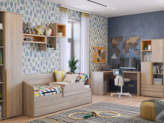 Фото Комплект детской мебели Лайк К120. Детские гарнитуры Лайк.