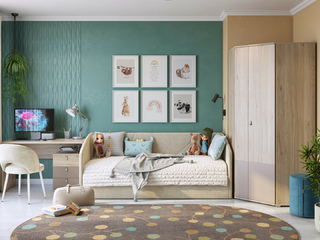 Фото Комплект детской мебели Модерн К115. Детские гарнитуры Модерн.