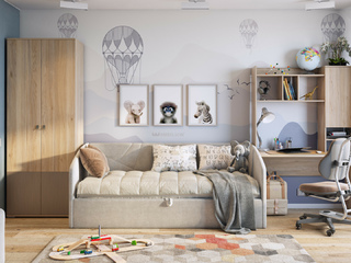 Фото Комплект детской мебели Модерн К12. Детские гарнитуры Модерн.