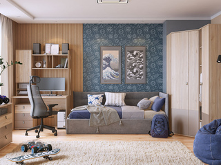 Фото Комплект детской мебели Модерн К123. Детские гарнитуры Модерн.