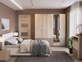 Фото Cпальный гарнитур Модерн К151. Спальни Модерн.