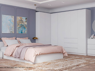 Фото Спальный гарнитур Мори 86 - ТПМ 400.1, КРМ 1600.1, МШ 400.1, МШУ 960.1, МШ 1600.1, МК 800.1. Наборы модульной мебели Мори.