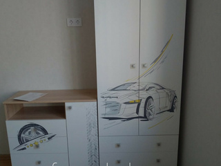 Фото Шкаф и комод Форсаж. Детские гарнитуры Форсаж.