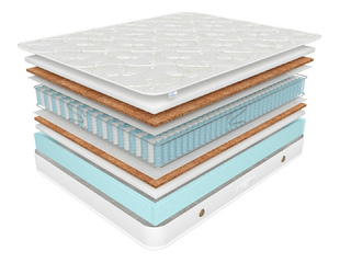 Фото Матрас DE LUXE PRESTIGE COCO 120х190 см. Матрасы 120х190 см.