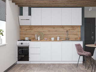 Фото Кухонный гарнитур Мори 2000 мм. Кухни маленькие.