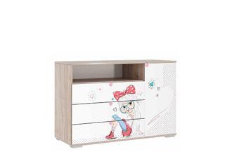 Фото Комод Алина 26.01 1050х724hх418. Модульная детская мебель Алина.