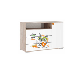 Фото Комод Зоо 26.01 1050х724hх418. Модульная детская мебель Зоо.