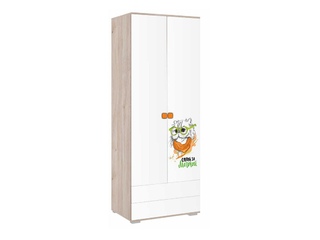 Фото Шкаф двухдверный Зоо 55.01 802х2100hх546. Модульная детская мебель Зоо.