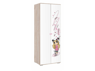 Фото Шкаф двухдверный Панда 03.01 802х2100hх546. Модульная детская мебель Панда.