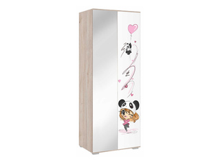 Фото Шкаф двухдверный Панда 04.21 802х2100hх546. Модульная детская мебель Панда.