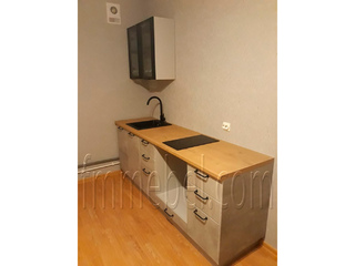 Фото Кухня Лофт в ЖК Премьера на Тамбасова, д. 7. Кухонные гарнитуры Лофт.