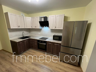 Фото Угловая кухня Империя в ЖК Территория на Екатерининской, д. 10 в Мурино. Кухонные гарнитуры Империя.