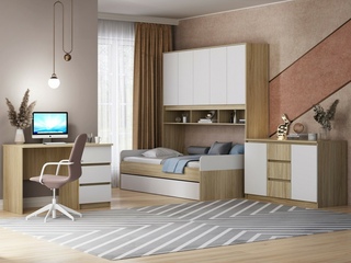 Фото Гарнитур в детскую Дельта Некст 28. Гарнитур мебели Дельта Некст.