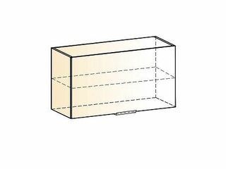 Фото Стоун Шкаф навесной L800 Н450 (1 дв. гл. гориз.). Модули для кухни Стоун.