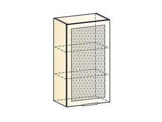 Фото Стоун Шкаф навесной L500 Н900 (1 дв. рам.). Модули для кухни Стоун.