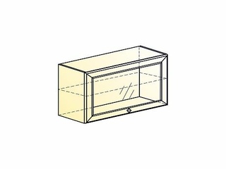 Фото Мишель Шкаф навесной L800 Н450 (1 дв. рам. гориз.) (эмаль). Модули для кухни Мишель.