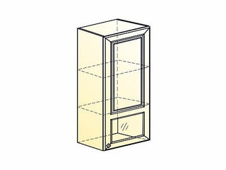 Фото Мишель Шкаф навесной L500 Н900 (1 дв. окош.) (эмаль). Модули для кухни Мишель.