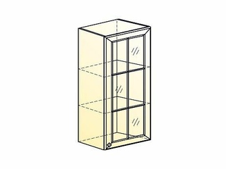 Фото Мишель Шкаф навесной L500 Н900 (1 дв. реш.) (эмаль). Модули для кухни Мишель.