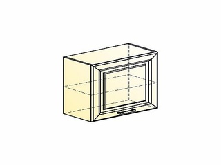 Фото Атланта Шкаф навесной L600 Н450 (1 дв. гл. гориз.) (эмаль). Модули для кухни Атланта.