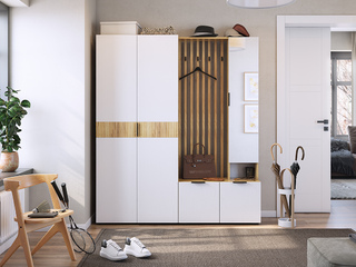 Фото Прихожая Бери К3. Примеры комплектаций Бери.