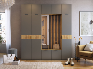 Фото Прихожая Бери К1. Примеры комплектаций Бери.