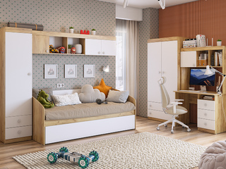 Фото Детский гарнитур Форсаж W, комплектация 1. Примеры комплектация Форсаж W.