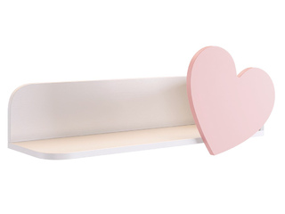 Фото Полка навесная Сердечко, (735х248х308). Модульная детская Зефир.
