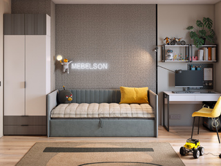 Фото Детская Зефир К7. Примеры комплектации детской мебели Зефир.