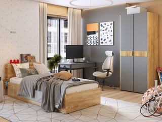 Фото Детский гарнитур Адам. Модульная мебель Адам.