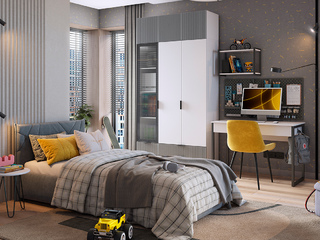 Фото Комплект детской мебели Зефир К6. Примеры комплектации детской мебели Зефир.