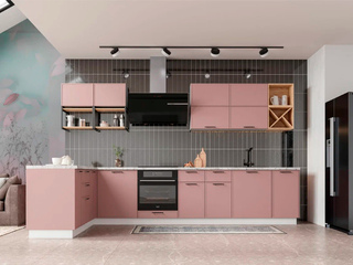 Фото Кухня Марта с полуостровом 360х170 см. Кухонные гарнитуры Марта.