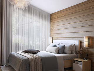 Фото Кровать Зара Комфорт 160х200 см с двумя прикроватными тумбами. Примеры комплектаций Зара.