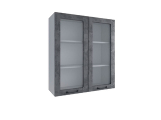 Фото Высокий навесной шкаф витрина ВПС 800. Навесные шкафы витрины.