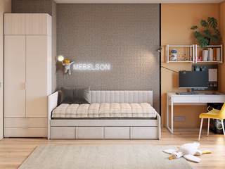 Фото Детская Зефир К8. Примеры комплектации детской мебели Зефир.