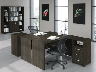 Фото Набор офисной мебели Simple №10. Примеры комплектаций офисной мебели Simple.