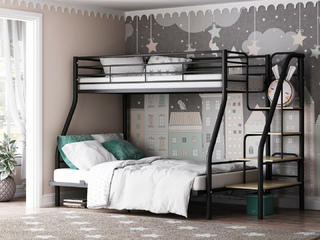 Фото Двухъярусная кровать Толедо-1 140. Двухъярусные металлические кровати.