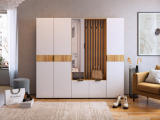 Фото Прихожая Бери МК9. Примеры комплектаций Бери.