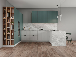 Фото Кухня с фасадом Albero арт. 250123021. Кухонные гарнитуры с фасадами Albero.