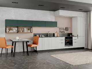 Фото Кухня с фасадами Norma арт. 250123001. Кухонные гарнитуры с фасадами Norma.